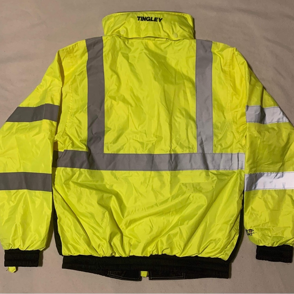 Tingly Zip-Up Reflective High-Vis Jacket M - Picture 3 of 3